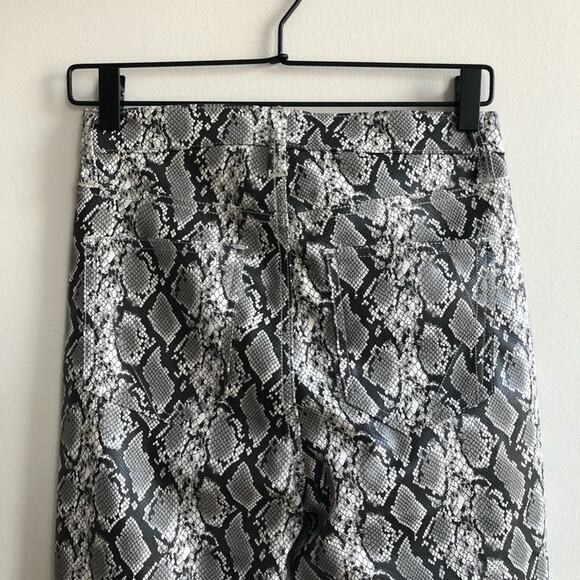 Kendall + Kylie Snake Embossed Faux Leather Pants - Picture 5 of 6